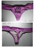 Calcinha love pink lilás fio dental  - Victoria's Secret